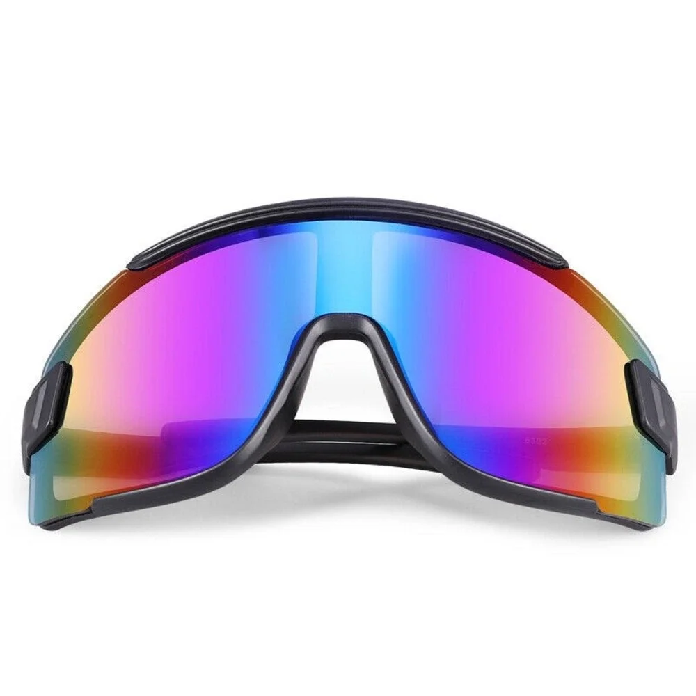 Oversized Shield Sunglasses Streetwear Designer Men Shades Cover‎ Face Cycling